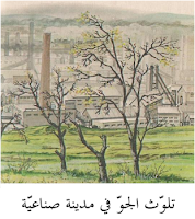 تلوّث الجو في مدينة صناعية - الموسوعة المدرسية