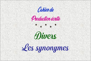 Divers - Les synonymes