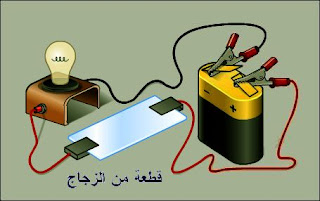 المواد العازلة للتيار الكهربائي - زجاج